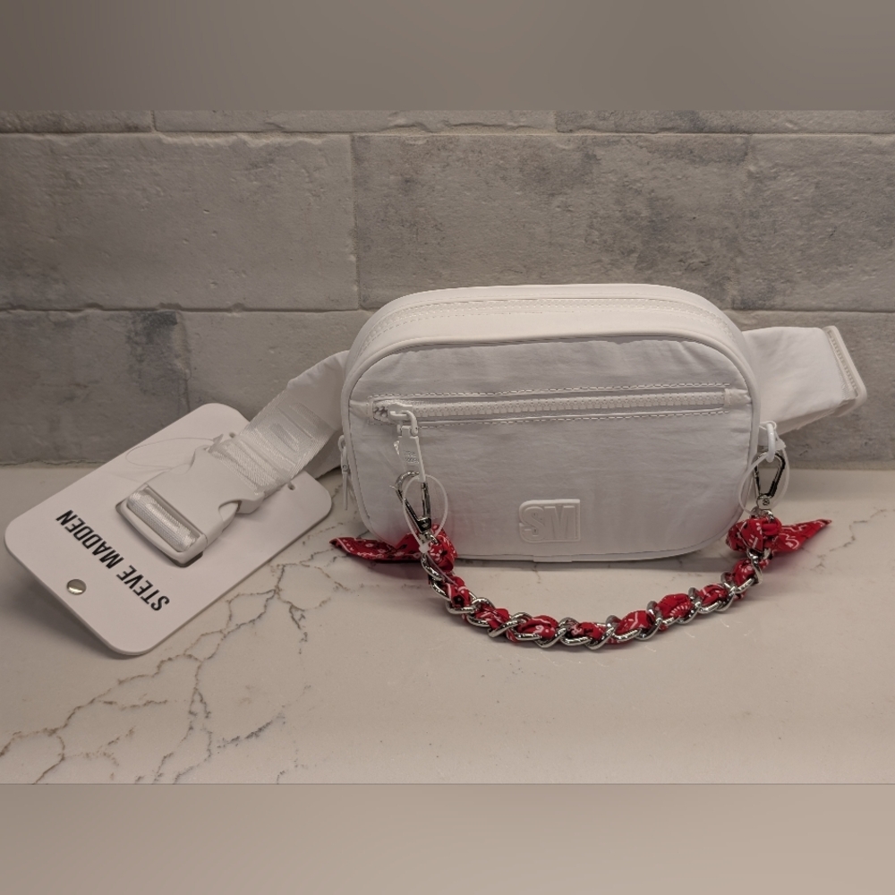 Steve Madden Belt Bag - NWT - White 8x5 Inches